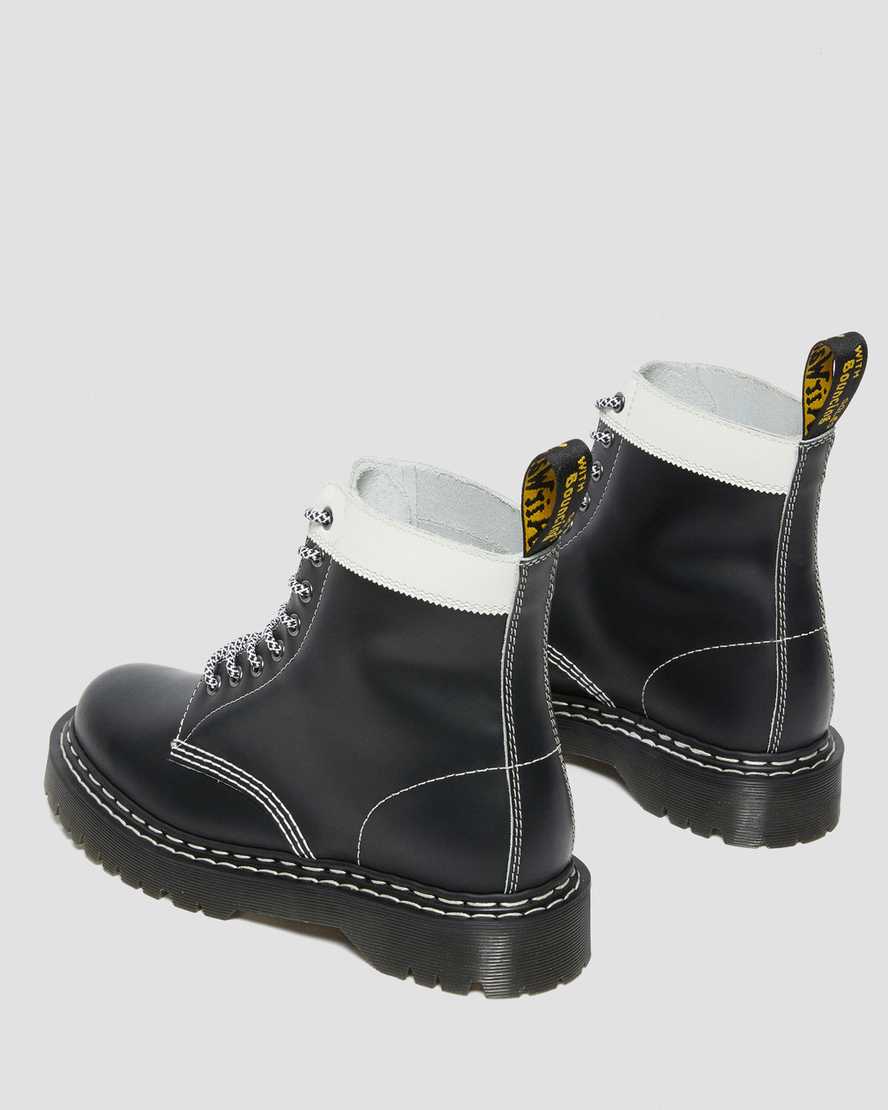 Dr martens bex black and white deals